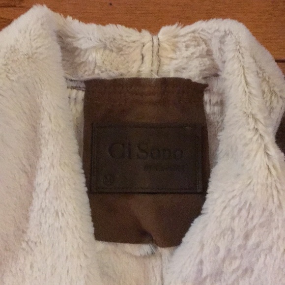 Faux suede vest!Sold! - Picture 2 of 3